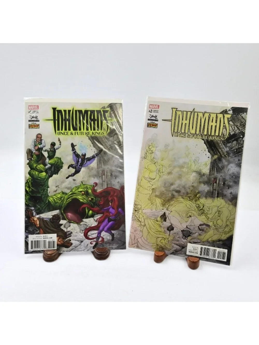 Marvel Inhumans Once & Future Kings Stan Lee Box Exclusive Bundle W/ 8x10 Print